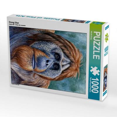 CALVENDO Puzzle Orang Utan | 1000 Teile Lege-Größe 64x48cm Foto-Puzzle für glückliche Stunden