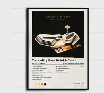 Inspire Essentials Arctic Monkeys Album Cover Poster Canvas Music Wall Art Decor 17 15.75 X 19.69 In