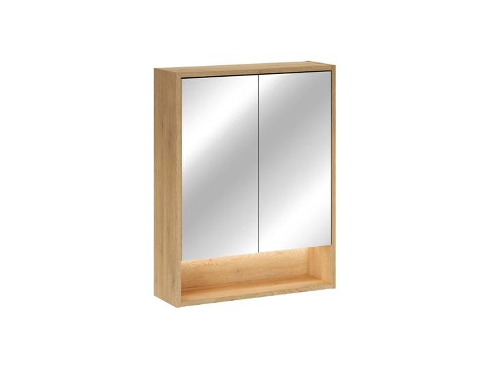 Miroir Armoire Murale 2 Portes 60cm Edmé Bois