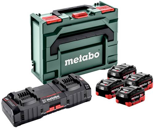 Metabo Basic Set 4 x LiHD 8.0Ah + ASC 145 Duo Basis Set 4 x LiHD 8.0Ah + ASC 145 Duo + metaBOX 145 (685135000) 685135000
