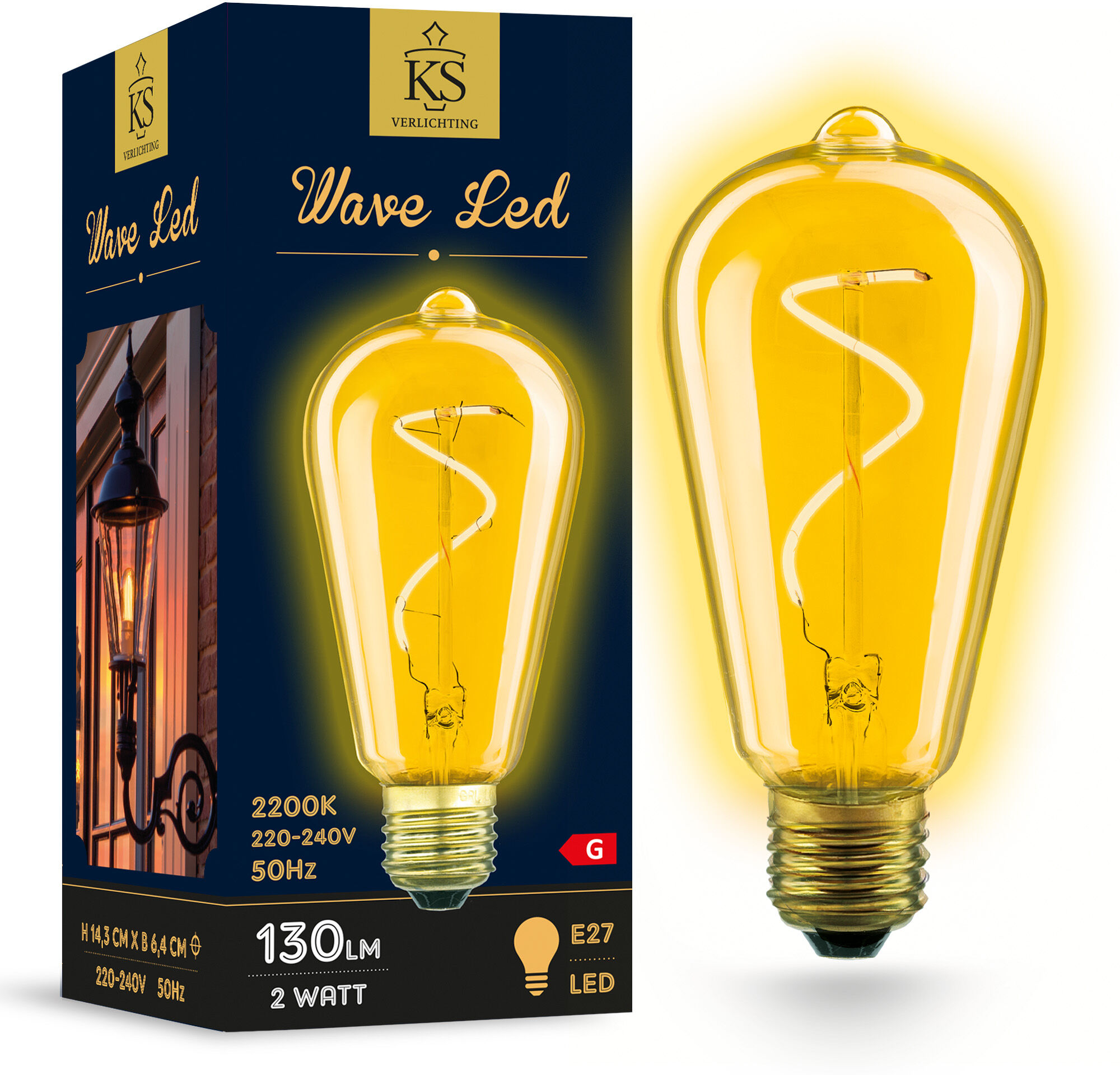 KS Verlichting Wave LED 2W