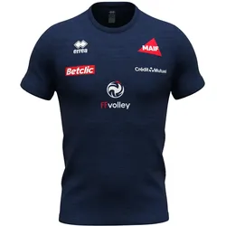 Errea, Unisex, Sportshirt, T-Shirt Frankreich Coven 2026/27 (XXL), Blau