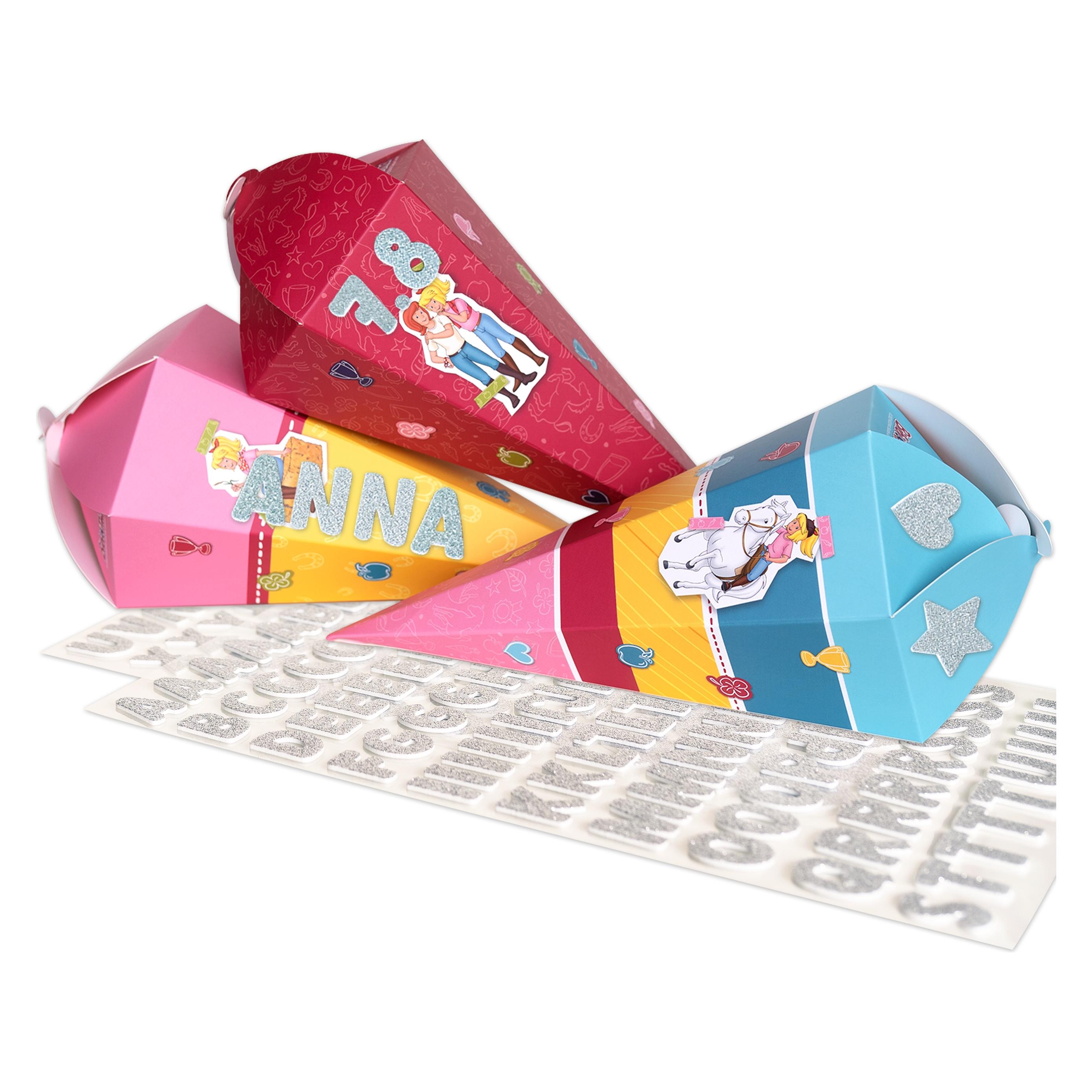 Papierdrachen 3 Schultüten - Bibi und Tina (3x) (75025635)