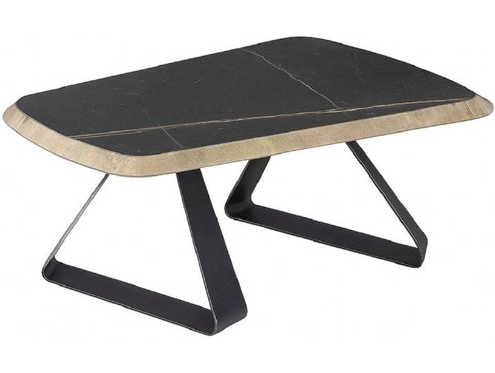 Xlmoebel Couchtisch Kaffeetisch aus Kastanienholz im zeitgenössischen Design (1-St., Couchtisch), Hergestellt in Europa