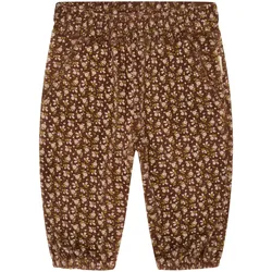 Hust&Claire Softcord-Hose Blumen, braun, 62