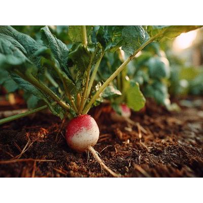 CALVENDO Puzzle Radieschen frisch im Gartenbeet | 1000 Teile Lege-Größe 64x48cm Foto-Puzzle für glückliche Stunden