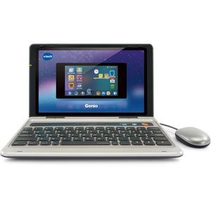 vtech 541004 Lerncomputer Genio Lernlaptop, 5-12 Jahre, mit 40 Lernspielen, 5 Zoll LCD und Internetzugang