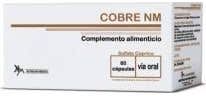 NUTRICIÓN MÉDICA Cobre NM 60cáps