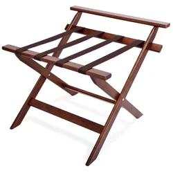 4x Gepäckablage mit Wandschutz, 60 x 55 x 44 cm, Holz/Nylon