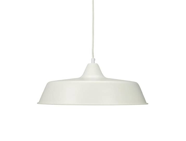 Suspension en métal blanc
