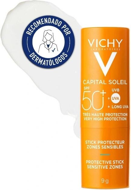 Vichy Ideal Soleil Stick Zonas Sensibles Spf 50+ 9 G
