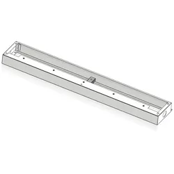 ABN U508 Unterbau-Sockel für S,SP-Wand,, beschichtet extern 80 mm hoch, 1300mm breit
