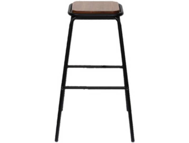Chaise de bar OSLO, set de 2, structure noire
