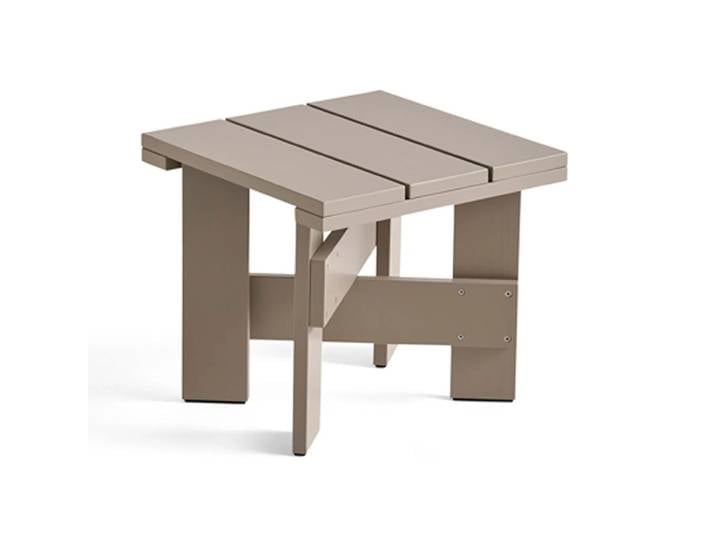 HAY Crate Low Table 45x45x40 cm pin laqué London fog