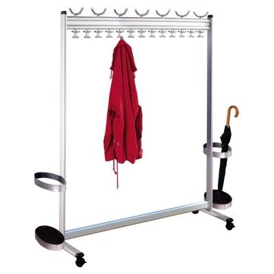 Kerkmann Garderobe Multiline 6754 140x170x40cm 14/52 Haken silber