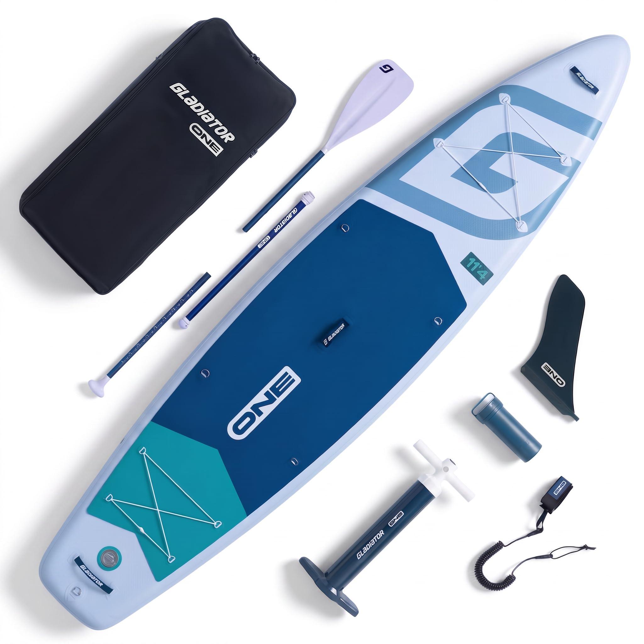 SUP-Board, Allround-Modell - 345 cm Länge - 15 cm Dicke - 220 kg maximales Gewicht - PVC-Material