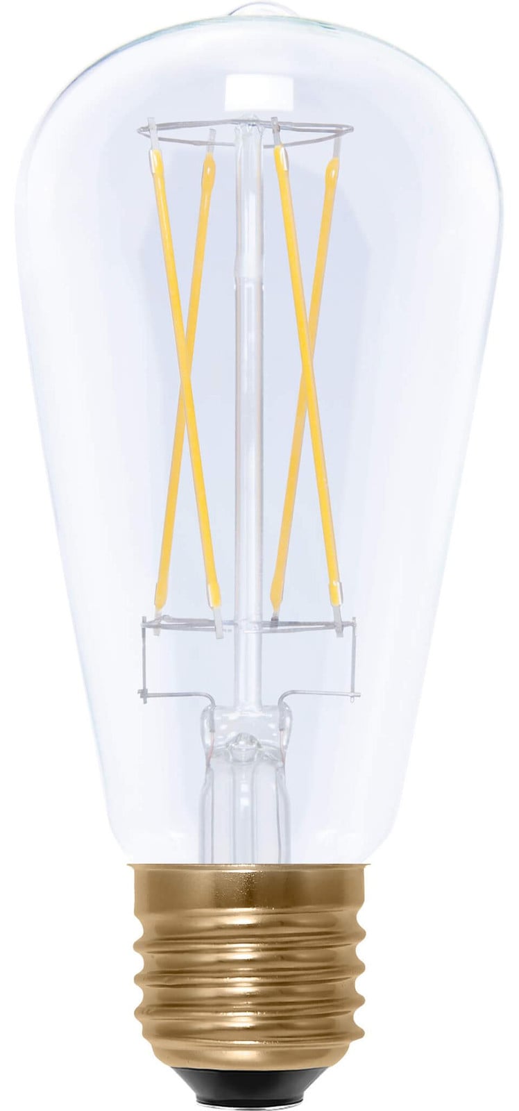 Segula LED Rustika Long Style Lichtbron E27 5W 2200K Dimbare Lichtbron Klar