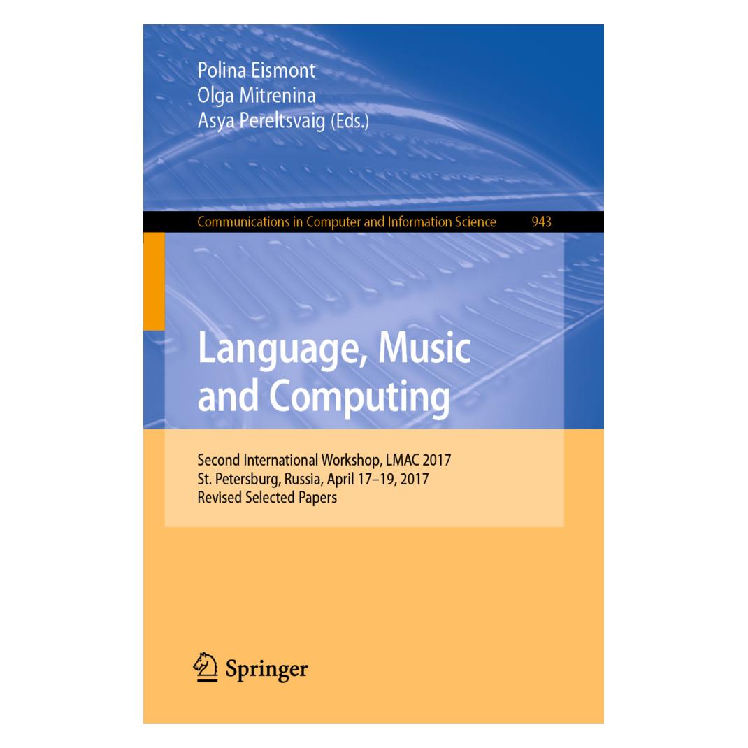 Springer Language, Music and Computing (Englisch, Softcover, Asya Pereltsvaig, Olga Mitrenina, Polina Eismont) (56035279)