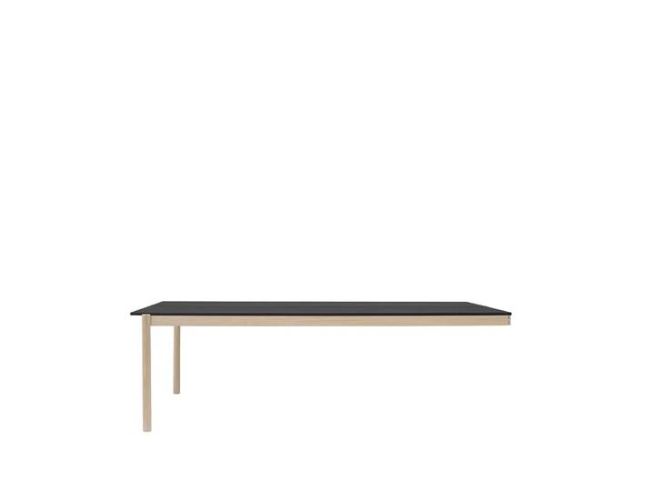 Muuto Linear System End Module Tisch Black-Oak 240 x 142cm