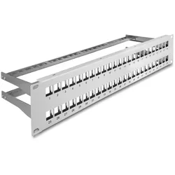Delock Patchpanel (Blindblech), Server Zubehör, Grau