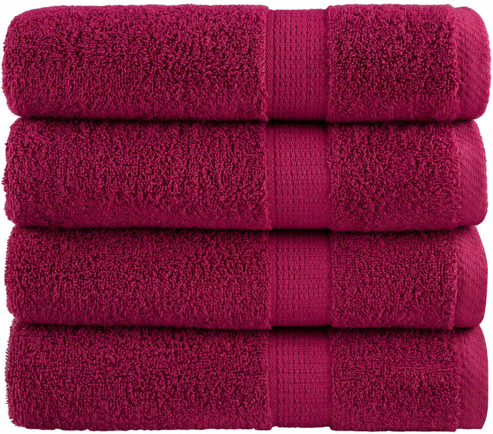 vidaXL Serviettes de douche de qualité supérieure SOLUND 4 pcs