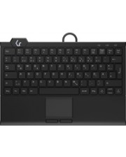 KeySonic Mini Tastatur Touchpad Hintergrundbeleuchtung schwarz KSK-5210ELU (60948)