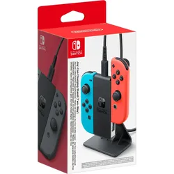 Ladestation Nintendo Switch kabelgebunden  Joy-Con-Ladeaufsteller (Doppelfunktion) (Schwarz)