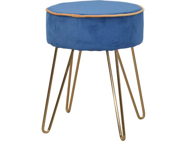 Sitzhocker INOSIGN Liano , blau, H:45cm, Hocker, Sitzhocker