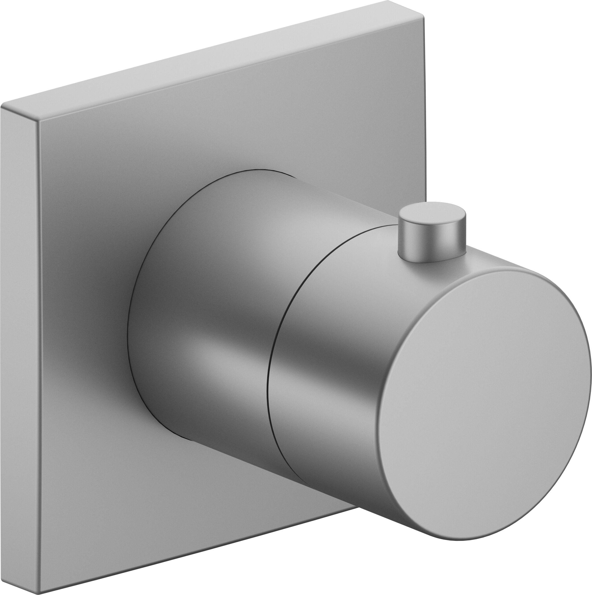 Keuco 59553170002 mitigeur thermostatique à encastrer, carré, finition aluminium