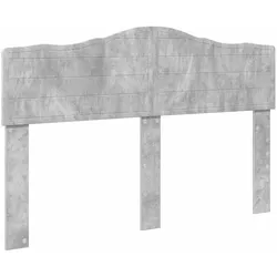 vidaXL Kopfteil Beton Grau 140 cm Holzwerkstoff