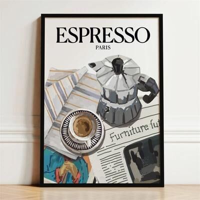 Uplift Picks French Breakfast Food Canvas Print Kitchen Wall Art Decor 20 30x42 Cm unframed
