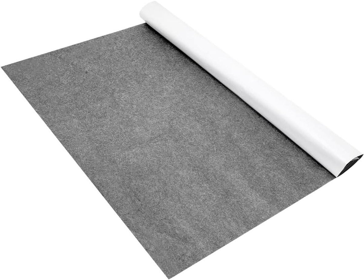Zelfklevend vilt middengrijs voor het beschermen van meubels - 100 x 150 cm
