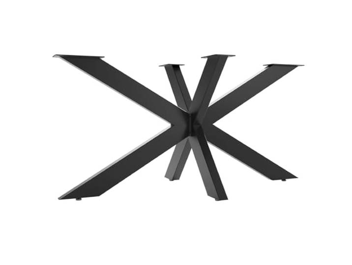 SOTECH Tischgestell Spider/Schwerlast Tisch-Beine Stahl Schwarz 1500 x 780 x 710 mm / bis 500 kg Belastbarkeit / Einfache Montage / Tisch-Kufen für DIY-Projekte Esstische