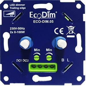 Vtac EcoDim Led Dimmer 2 tot 100W Fase Afsnijding Blauw