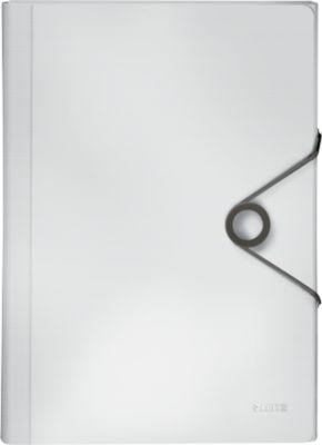 Projektmappe Leitz Solid, 5 Fächer, 1 Zusatzfach, Format DIN A4, weiß