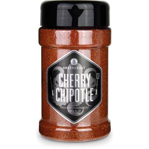 ANKERKRAUT Gewürzmischung BBQ-Rub, Cherry Chipotle, für Fleischgerichte, Trockenmarinade, vegan, im Streuer, 220 g