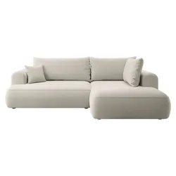 Selsey Ecksofa mit Schlaffunktion  ¦ creme ¦ Maße (cm): B: 262 H: 95