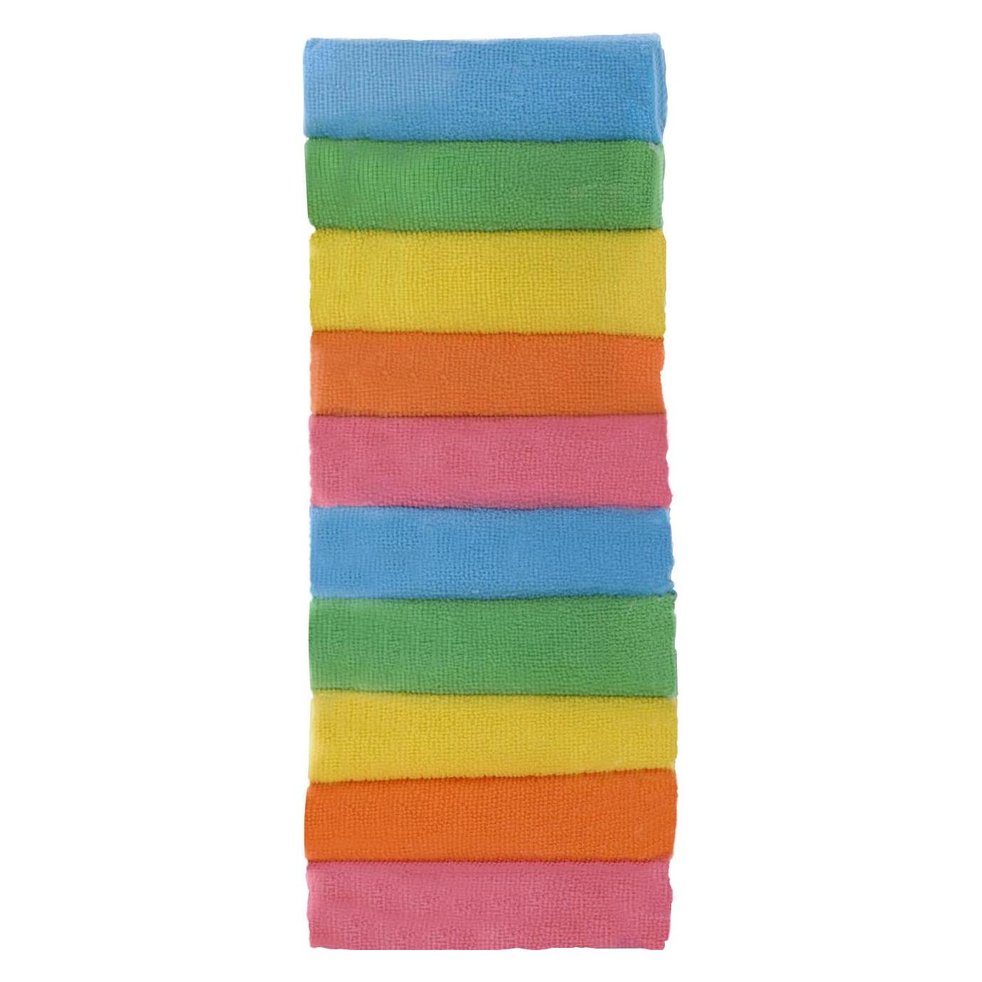 Ultra Clean Mikrofasertücher in 5 verschiedenen Farben, 10 Stück 30 x 30 cm (10 Stk.) (46579499)