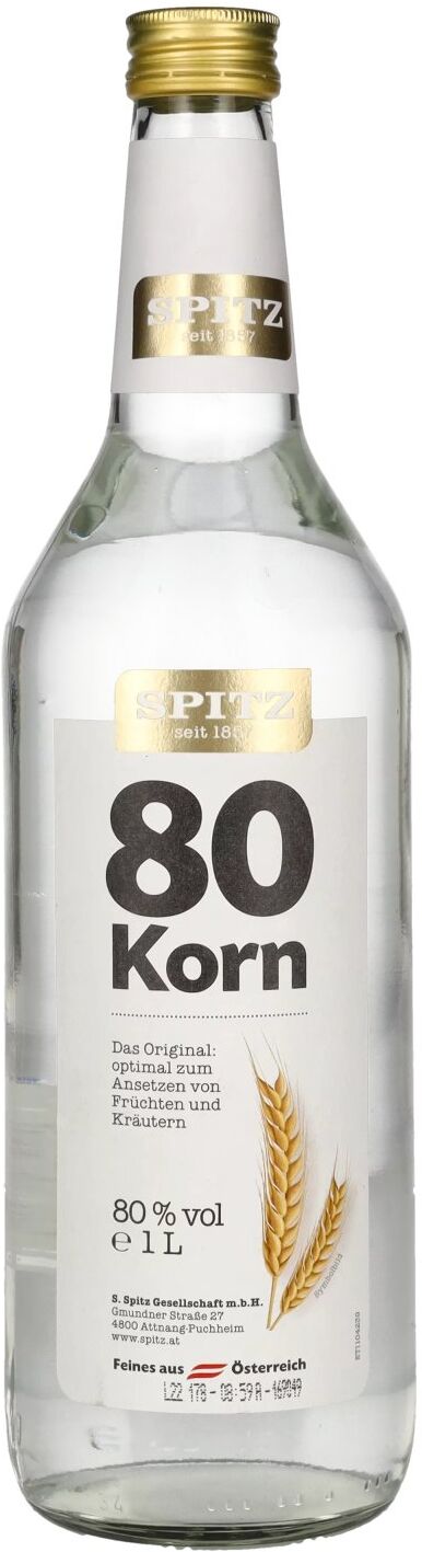 Spitz Spirituosen Spitz Ansatz Korn 80% Vol. 1l