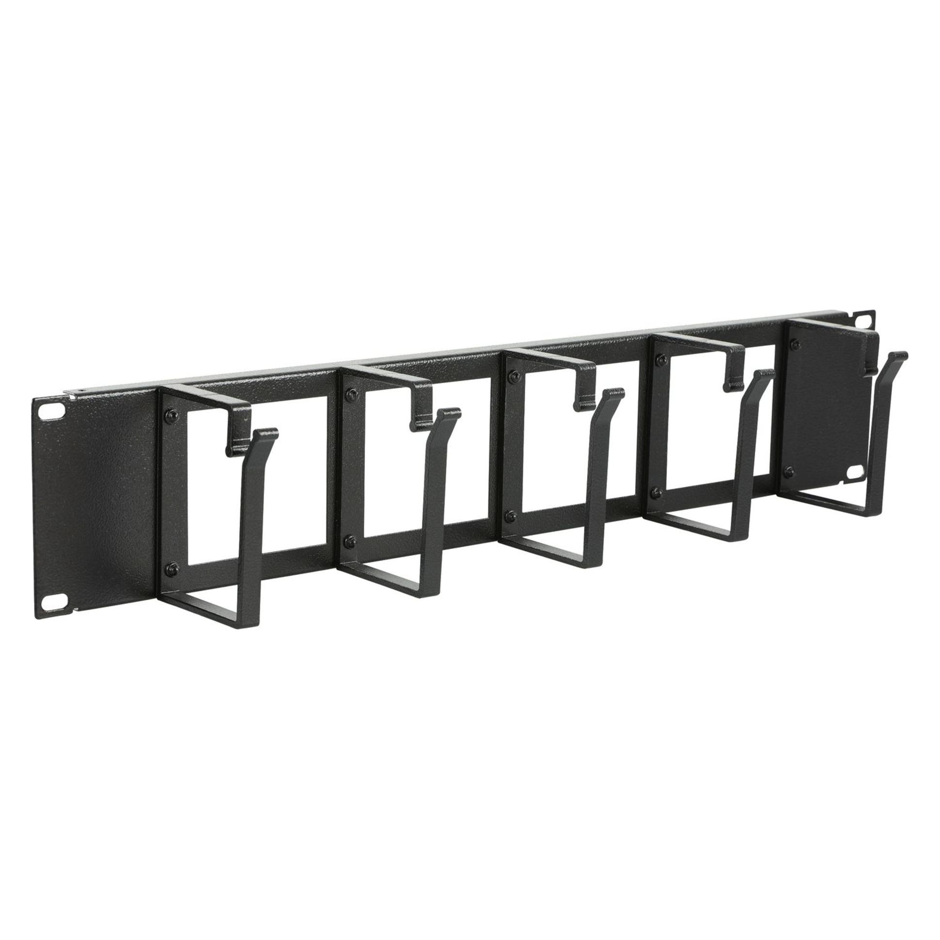 Lanview 2U 19" CABLE ORGANIZER PANEL (RAO115BL)