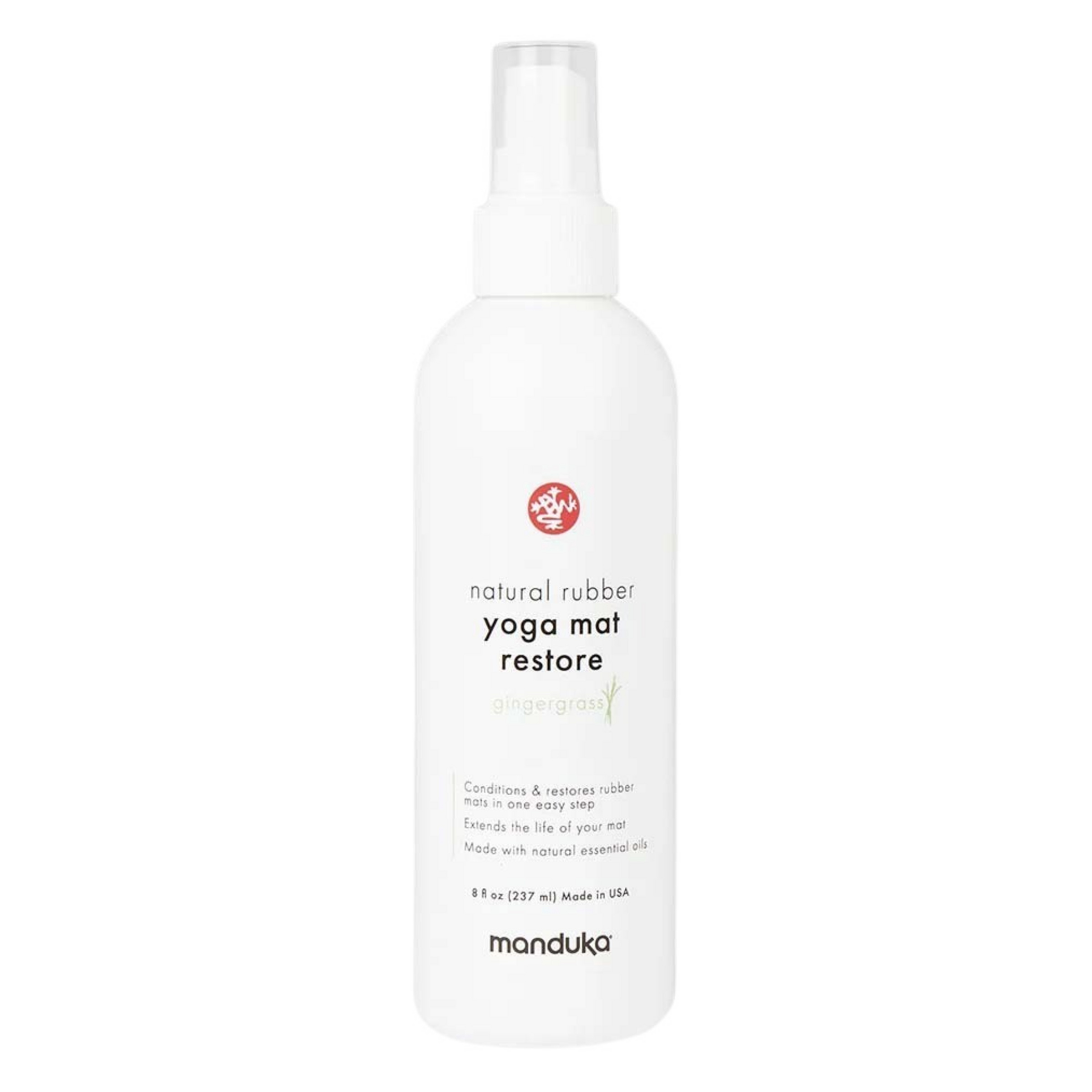 Manduka 8oz Restore Yogamattenreiniger Yoga-Zubehör weiss Größe 237ml Yoga