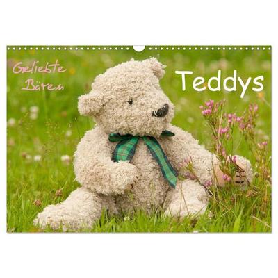 Geliebte Bären - Teddys (Wandkalender 2027 DIN A3 quer), CALVENDO Monatskalender