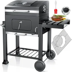 Kesser, Holzkohlegrill, Grillwagen XXL (41.50 cm)
