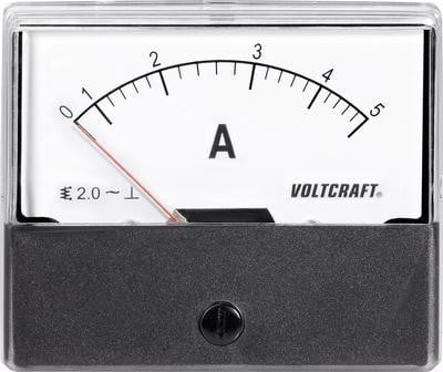 Voltcraft AM-70X60/5A Inbouwmeetinstrument met roterende ijzeren schijf, 5A