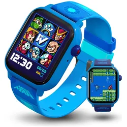 Tetris Mega Man, Retro Gaming, Blau