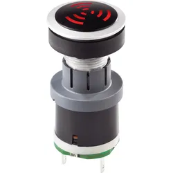 RRJNSGL+SGLR-24V - Akustischer Signalgeber - 12 ... 24 V DC, silber