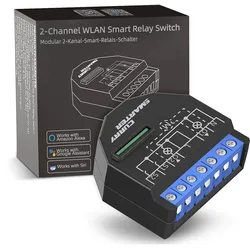 CURRYSMARTER 2-Kanal WLAN and Bluetooth Relais Schalter