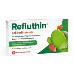 Refluthin bei Sodbrennen Fruchtgeschmack 16 St Kautabletten