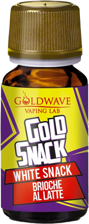 Goldwave White Snack Aroma Concentrato 10ml Brioche Pan Di Spagna Latte
