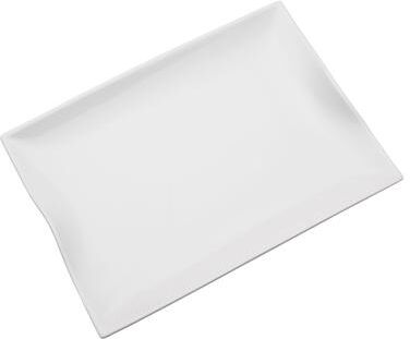 Fitz and Floyd Everyday White Rectangular Serving Platter, 18 Inch - 18 Inch